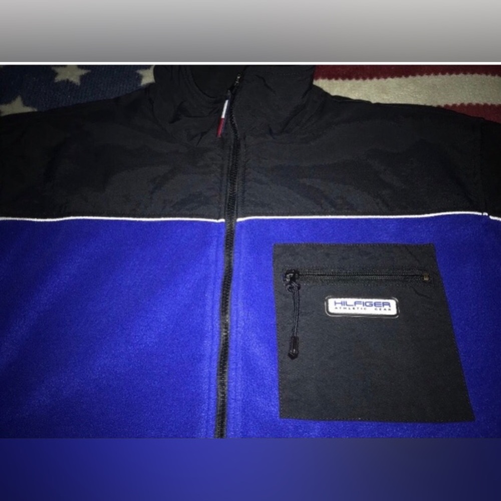 Vintage 90s Tommy Hilfiger Alpine Ski Fleece Jacket L Rlx Stadium Mountain Acg x - Picture 6 of 12